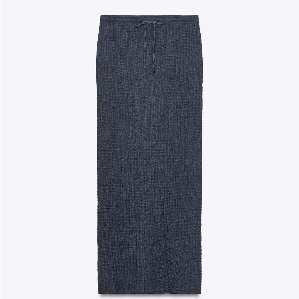 Zara Textured Midi Skirt - Picture 5 of 7